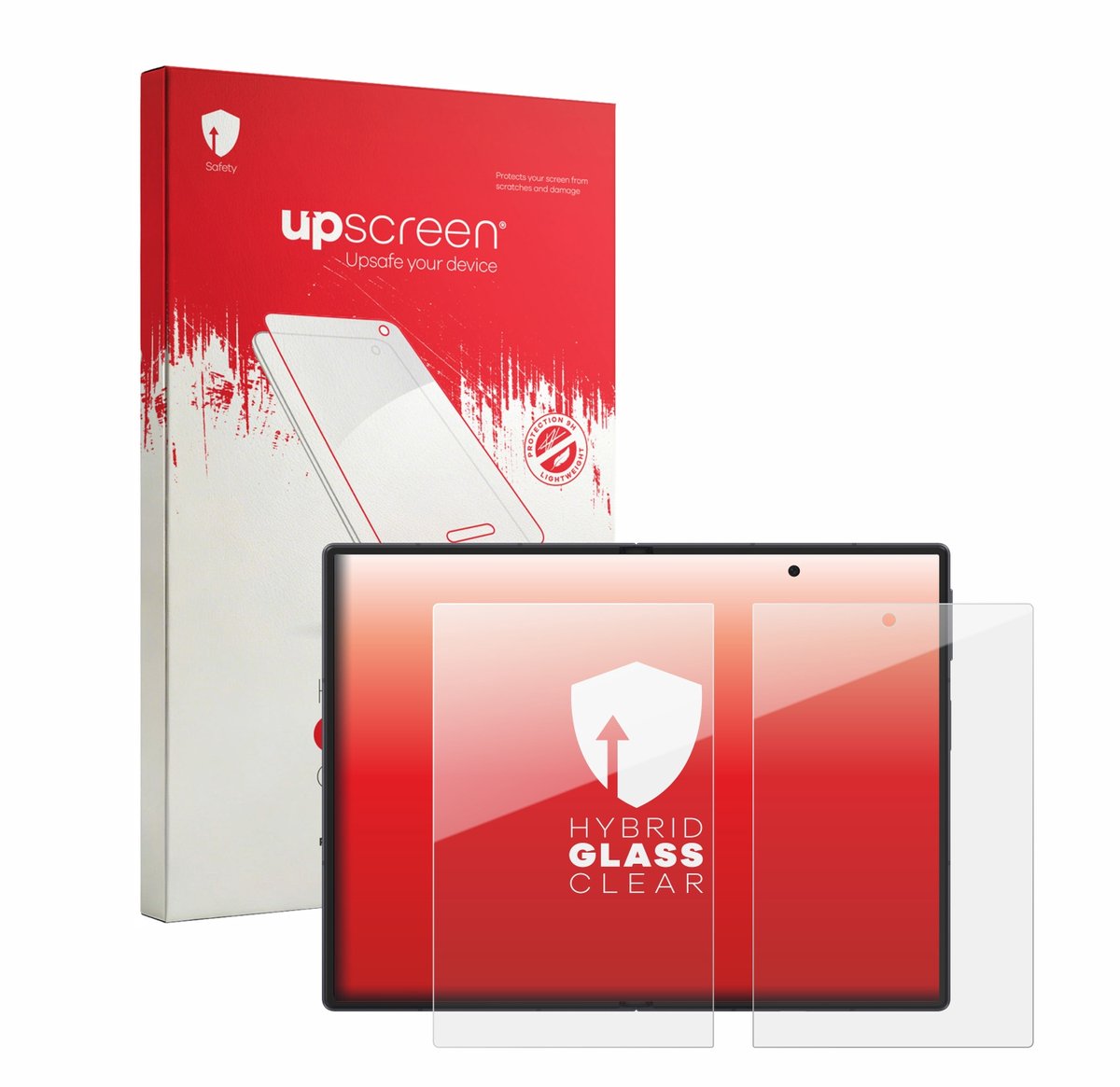 upscreen - Screenprotector voor Samsung Galaxy Z Fold 8 (Inner display) - Folie Beschermfolie Beschermglas transparant