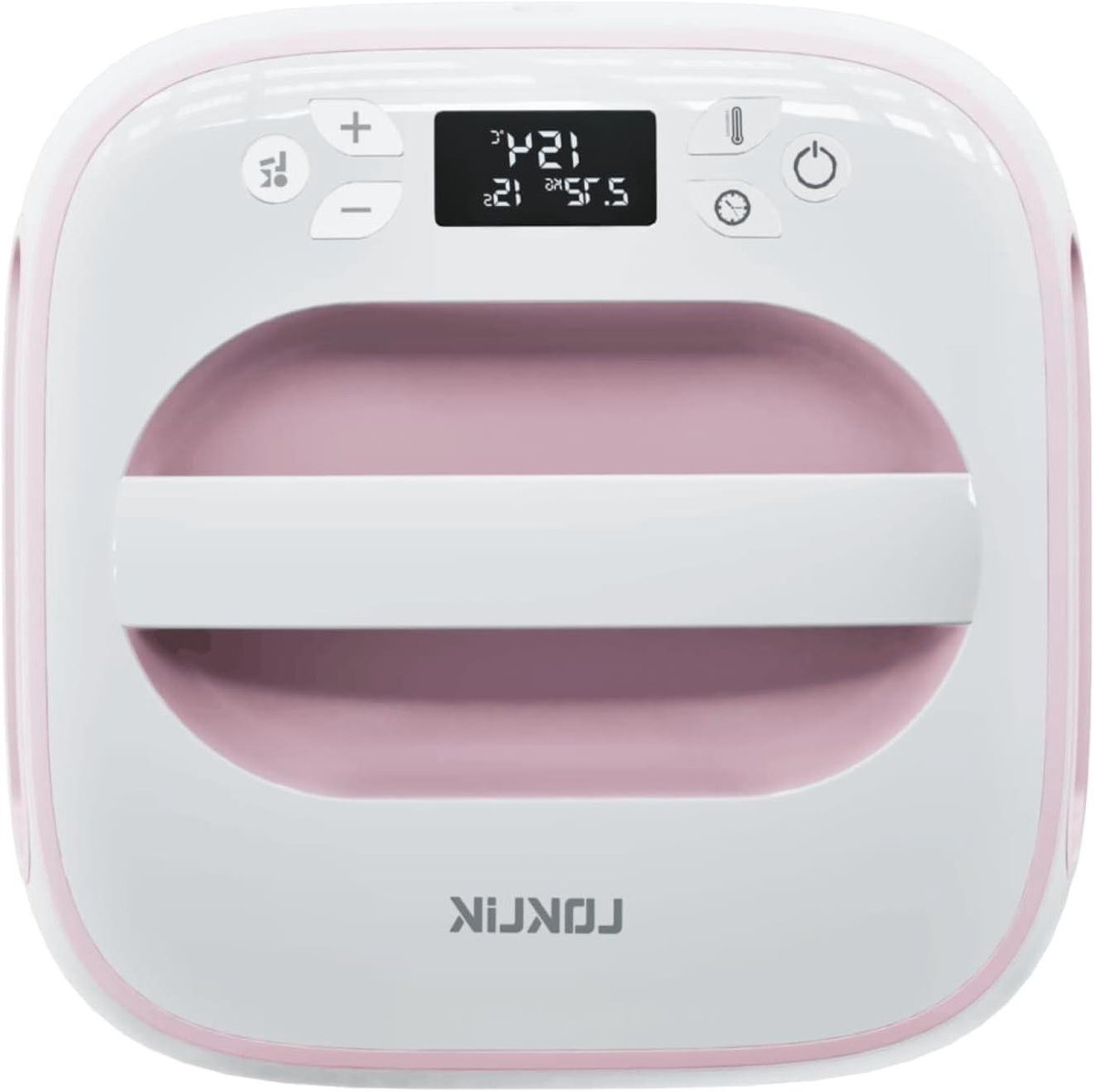 Warmtepers Machine - Textiel Printer - Textiel Personaliseren - Snelle Gelijkmatige Verwarming - 25.5 x 25.5cm - Roze