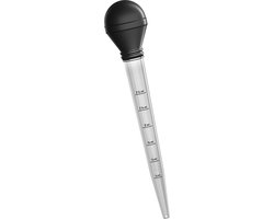 Aquatics 9127 Multifunctionele pipet met reinigingsborstel, ideaal voor het doelgericht voeren van koralen en vissen, evenals voor exacte dosering, eenheidsmaat