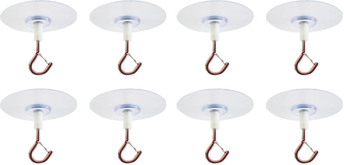 8 stuks plafondhaken, zelfklevend, zonder boren, kleefhaken, plafond, extra sterk, haak plafond zonder boren, voor badkamer, keuken, kantoor, zelfklevende plafondhaken voor planten en