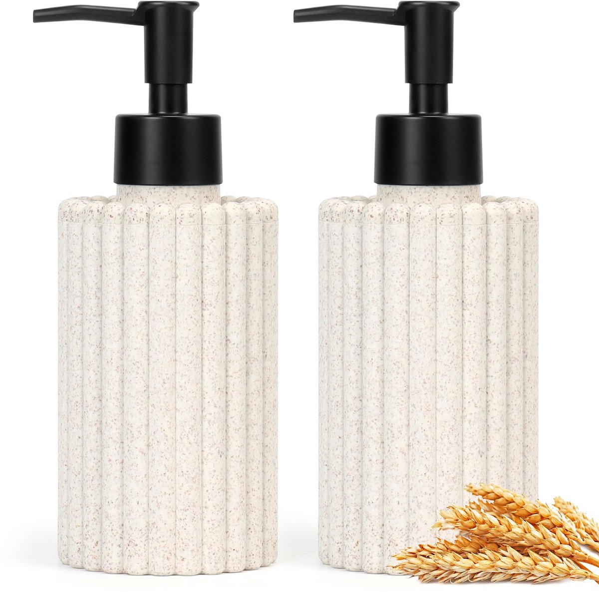 2 stuks zeepdispenserflessen