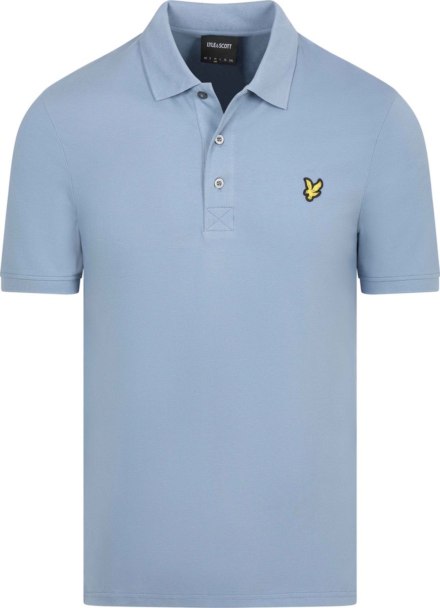 Lyle and Scott Poloshirt Power Blauw - Maat M - Heren