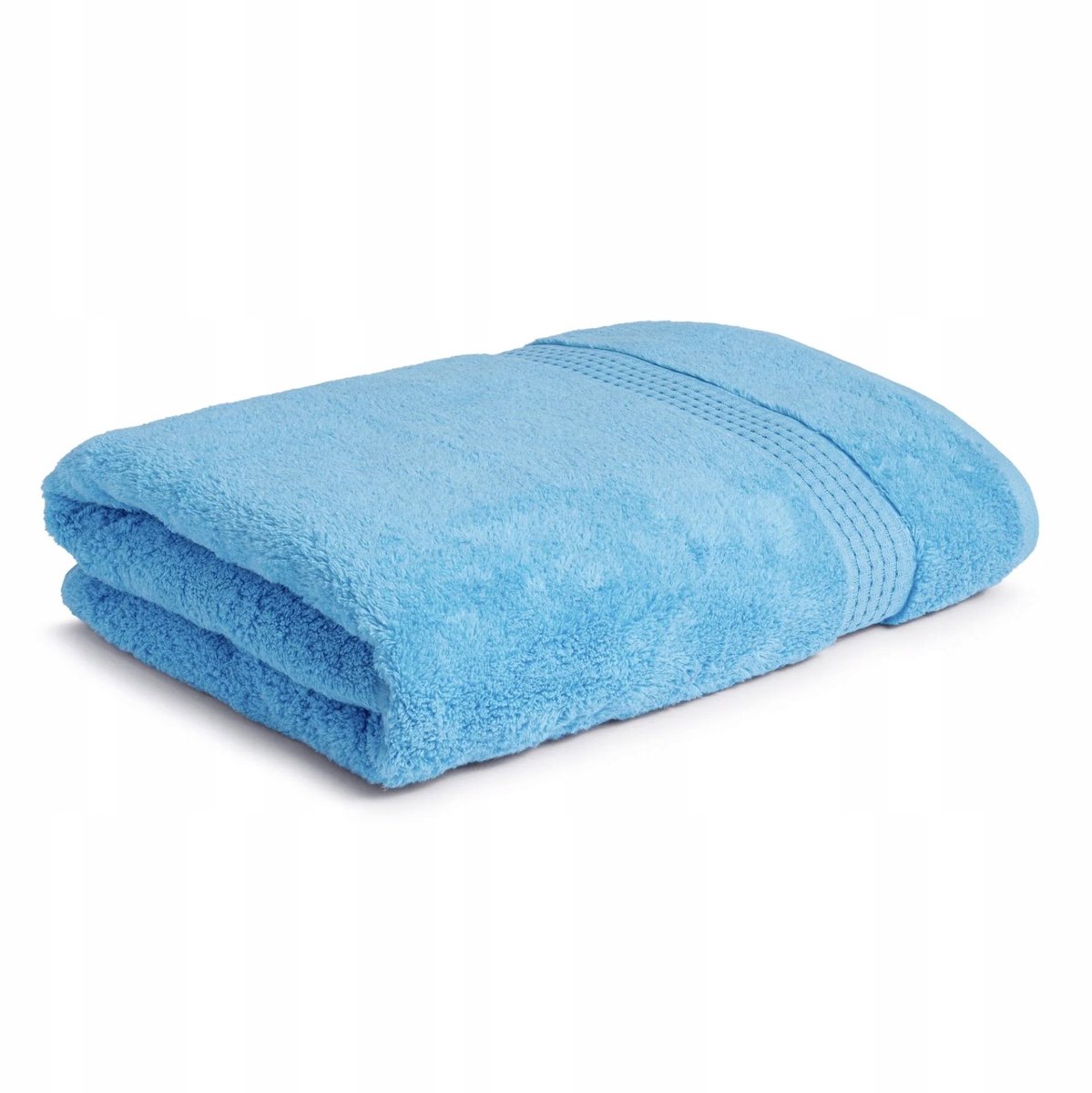 Nefretete Alpaca Warmth Luxe Katoenen Badhanddoek 90x160cm Blauw 550GSM
