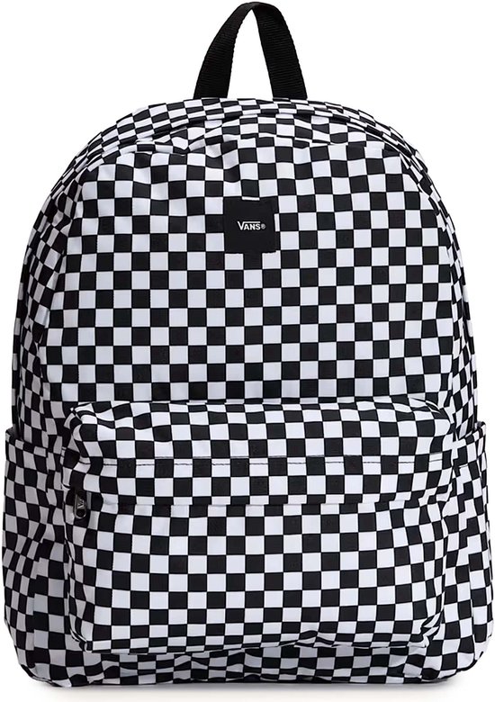 Vans Old Skool Check Rugzak Black and White
