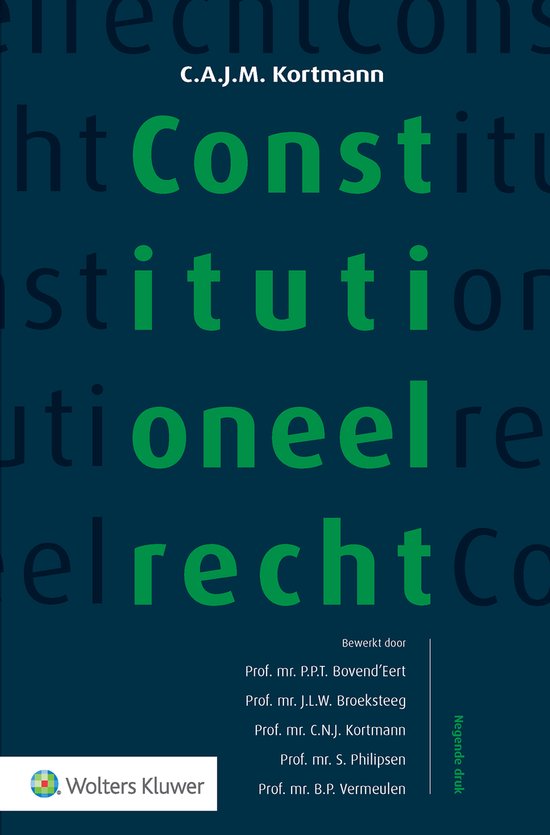 Constitutioneel recht, softcover editie