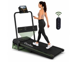 Caryota Loopband Inklapbaar - 1-12 km/u - Wandelband - Calorieënteller - Telefoonhouder - 7% Helling - Schokdemping - Afstandsbediening - Voor Thuis