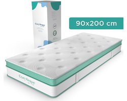 CozySense® Hybride Matras 90x200 cm – Eenpersoons Pocketvering –