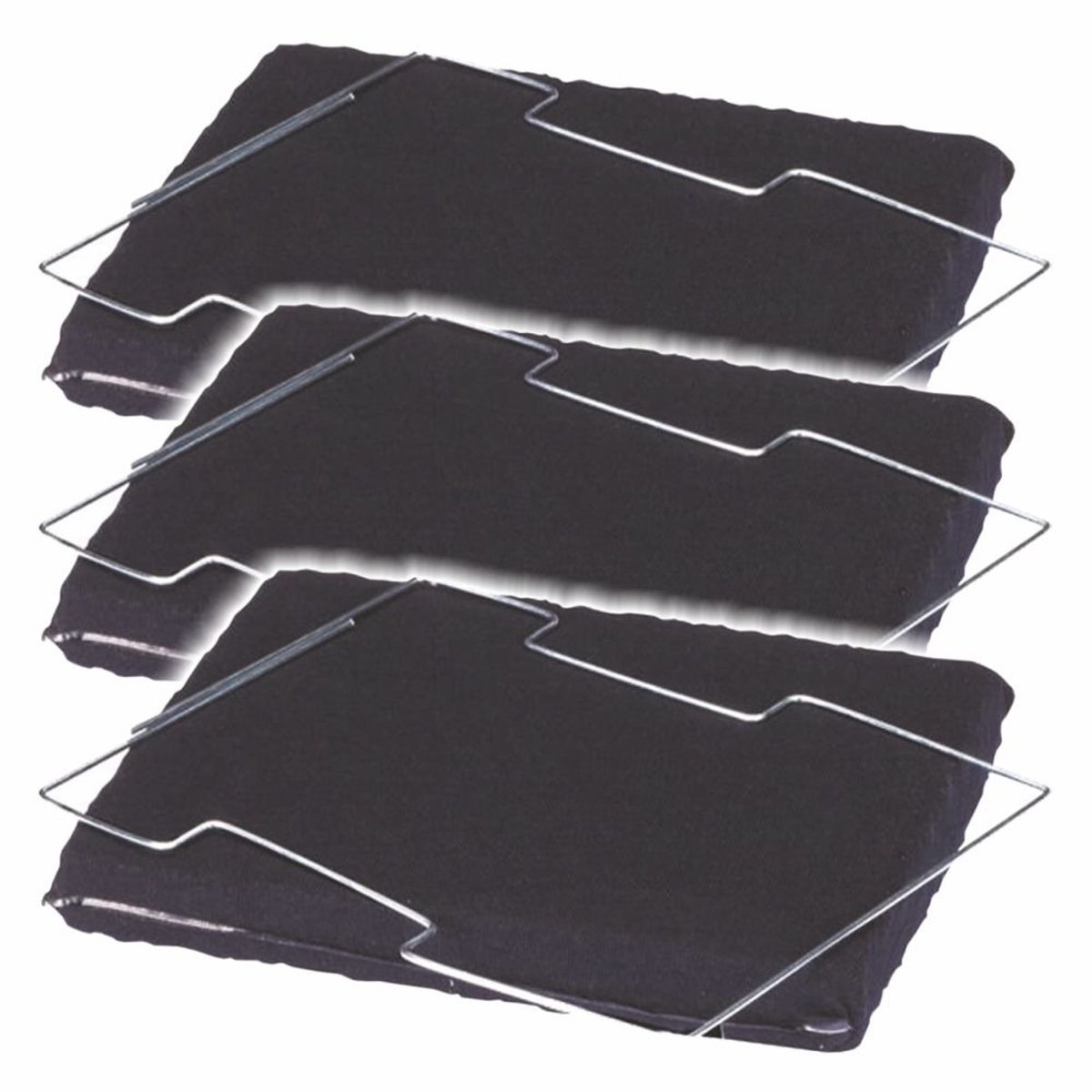 3x WPRO Longlife Koolstoffilter voor Bosch 431706 / 00431706