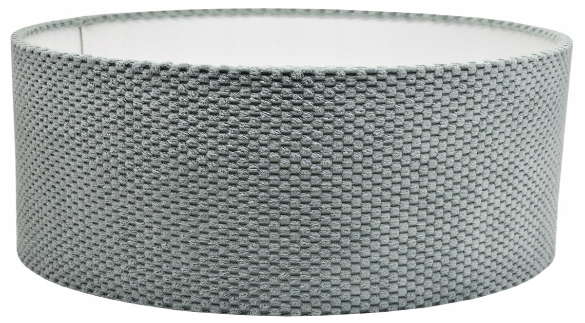 Luxe Saliegroene Pluche Lampenkap 50cm E27/E14 met E14 Reductie