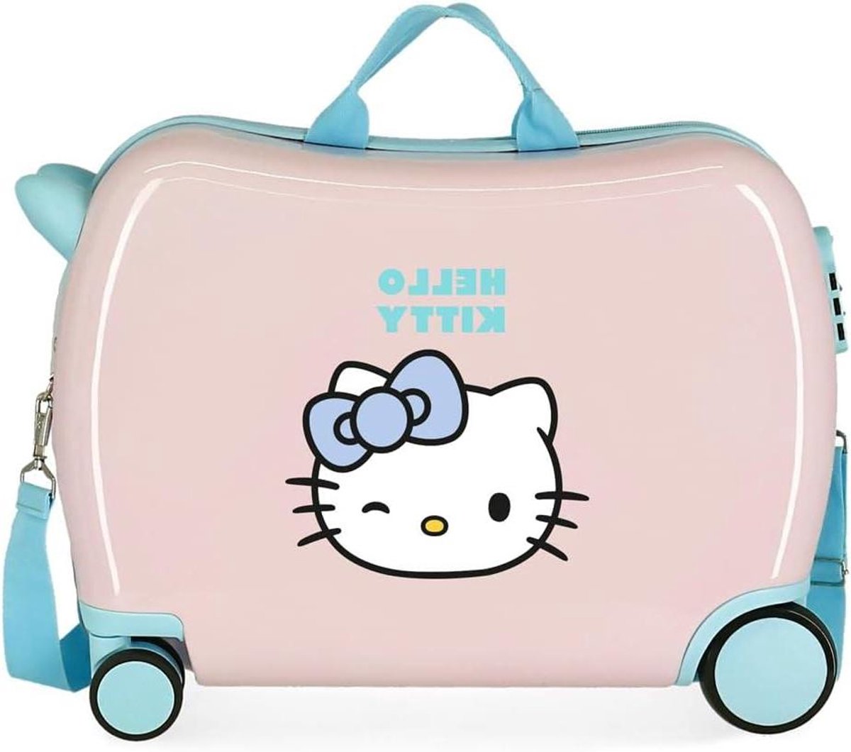 Kinder Koffer - Reiskoffer Trolley - Vakantie Voorbereiding - Vier Dubbele Wielen - 38x50x20 cm - Blauw