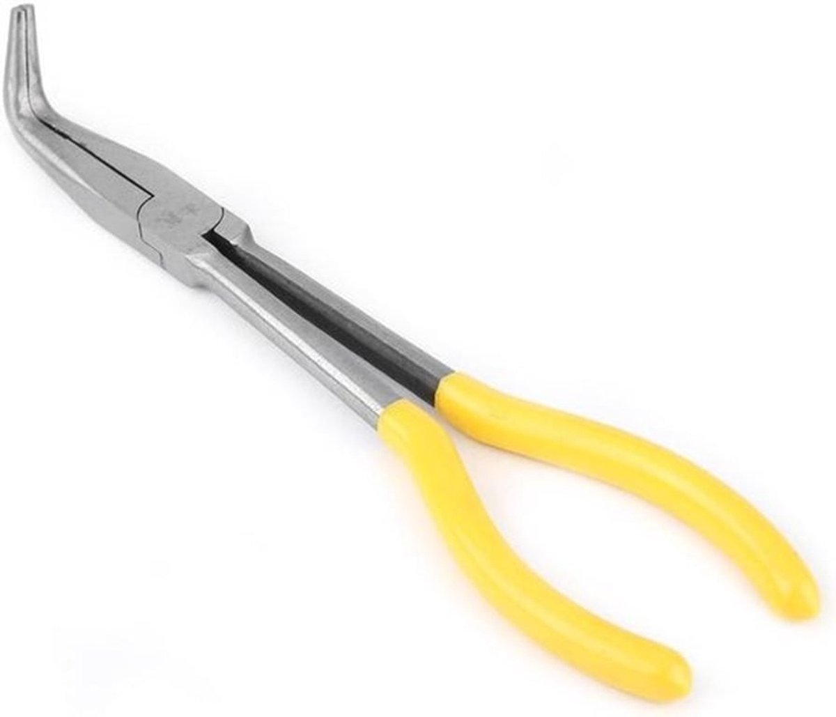 Gebogen neustangen set - 3-delige tangenset 270mm met 45/90 graden gebogen neus - voor knutselen en repareren.