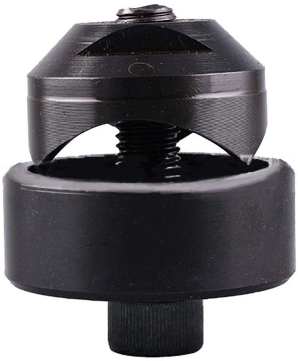 Gatboor Hoogwaardige Metaal - 16 mm/50 mm - Antislip - Schokbestendig - Duurzaam - Geschikt voor Q.Max Plaatmetaal - Boor