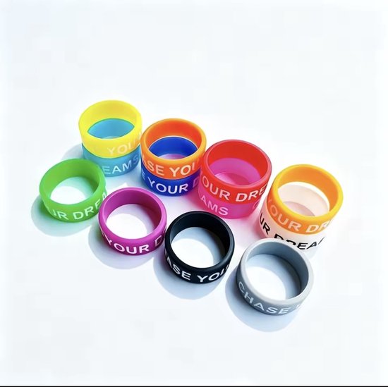 20 mm 20 stuks beschermende siliconen ringen, decoratieve ringen voor vishengels, katapulten, antislip O-ringen, handgreepbanden, zweetbanden — afbeelding 3