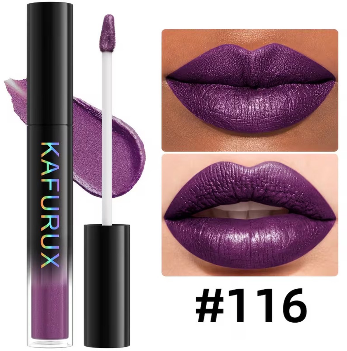 Pearly Lip Gloss Royal Violet – Langhoudende Shimmer Lipgloss met Parelmoerglans – Waterproof Lipgloss