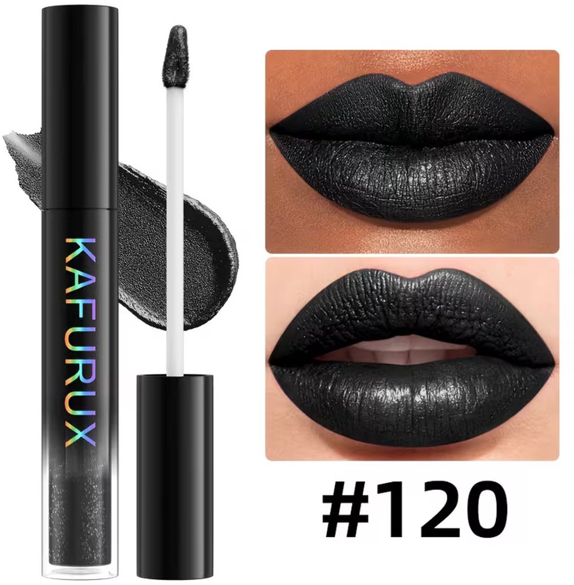 Pearly Lip Gloss Midnight Black – Langhoudende Shimmer Lipgloss met Parelmoerglans – Waterproof Lipgloss
