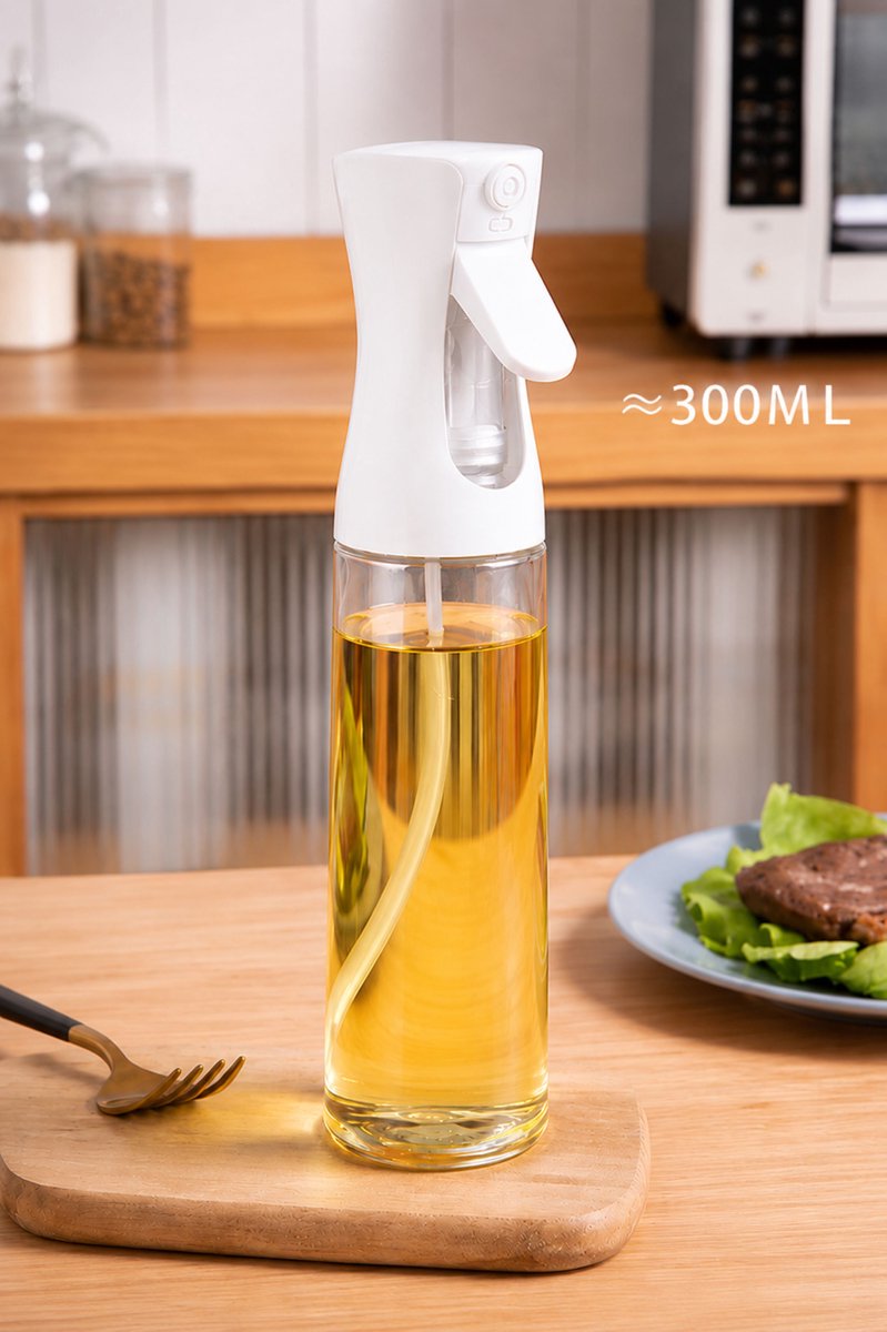 Bredline spuitfles -300 ML - Olie Spray - Spuit - Keuken & Koken - Huishouden - Spray voor Olijfolie of Zonnebloem Olie - Keuken Accessoires - Luxe Oliespuit - Hoge Kwaliteit - Inhoud: 300ml - Kitchen - Keuken Musthaves - Oliespray / Olie Spuitfles