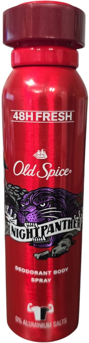 Old Spice Nightpanther Deodorant spray voor Mannen -Frisse Deospray - 150ml