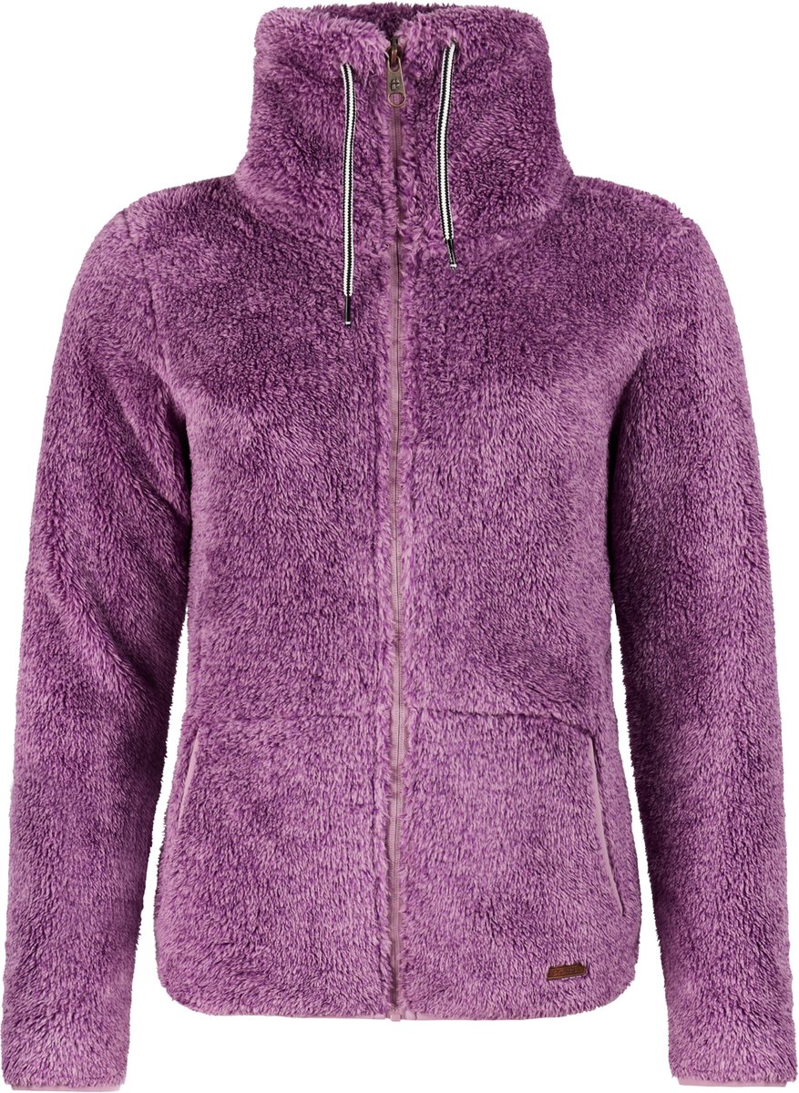 Protest Riri Fleece vest Dames High-pile fleece Rits Valer Lilac