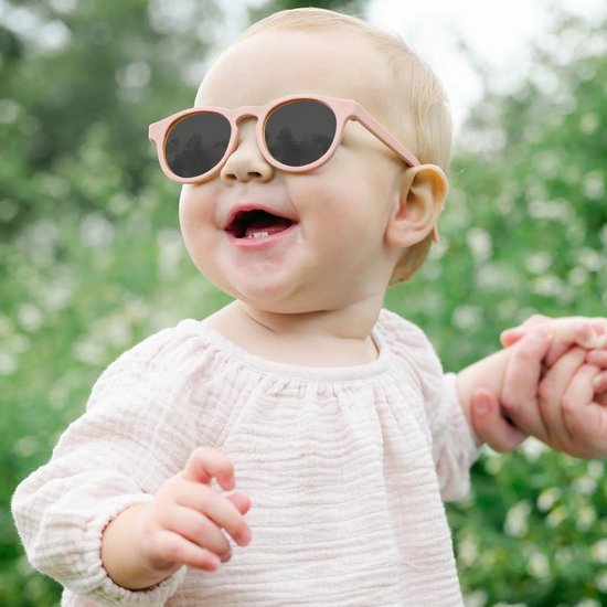 Baby Zonnebril - Peuter Bril - Buiten Spelen - Verstelbare Band - 0-3 Jaar - Roze — afbeelding 3