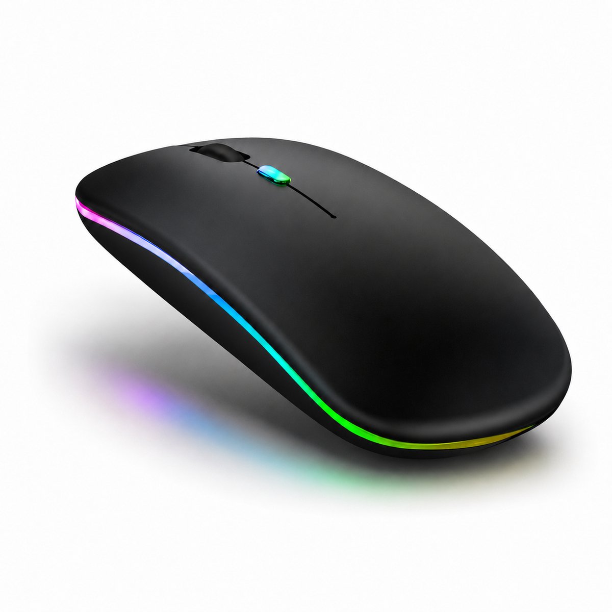 Draadloze Muis - Bluetooth & Stil - Oplaadbaar - 3 DPI - Zwart