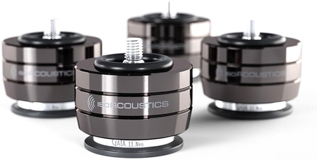 IsoAcoustics GAIA-II Neo - Dark Chrome (4 stuks)