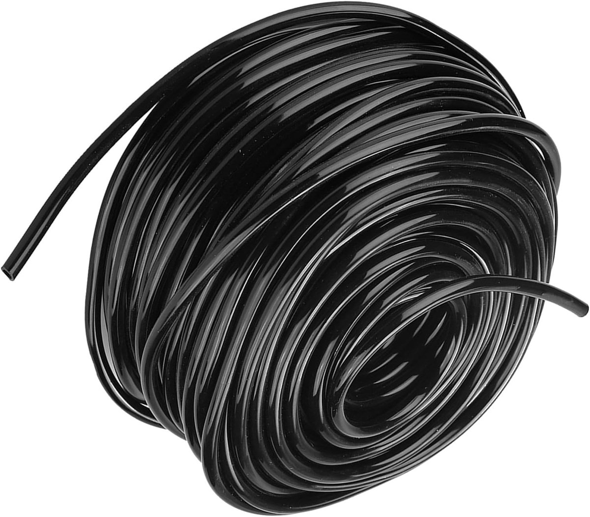 Tuinslang - Waterleidingslang PVC - Gazon Besproeien - Duurzaam Flexibel Materiaal - 50 Meter - Zwart – foto 3