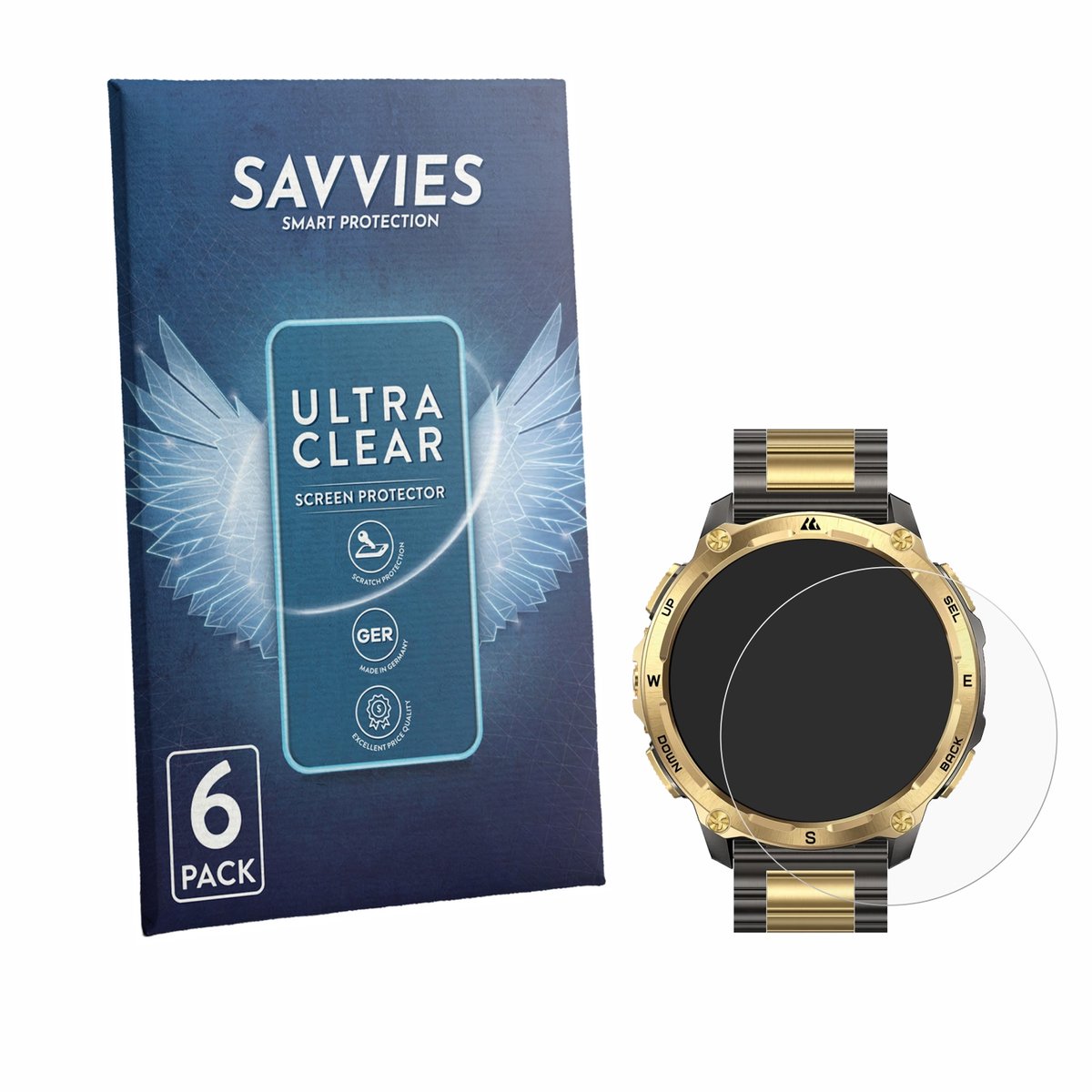 Savvies - Screenprotector voor Kospet Tank T4 Special Edition - Folie Beschermfolie transparant 6 Stuks