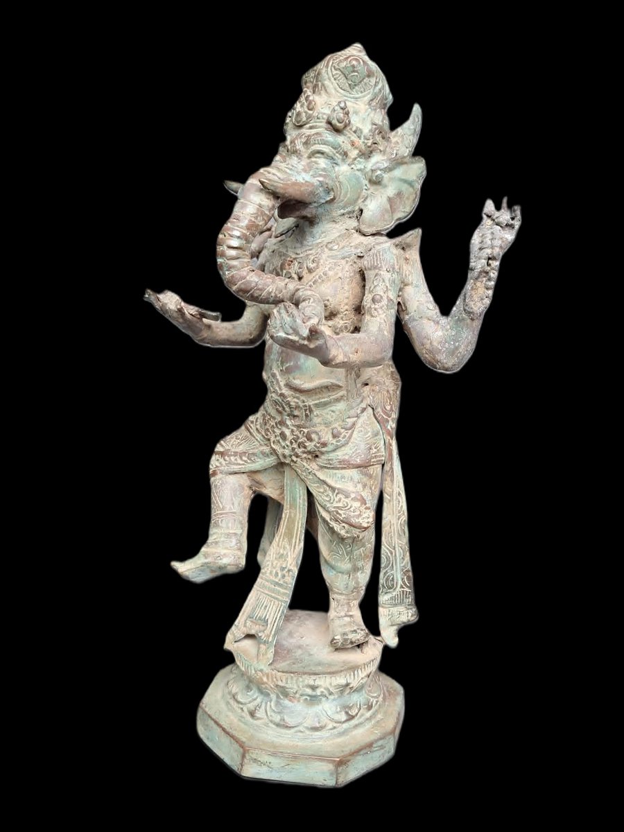 Ganesh/Garuda/Statue en bronze/Indonésie/Décoration/Hindouisme/35 cm