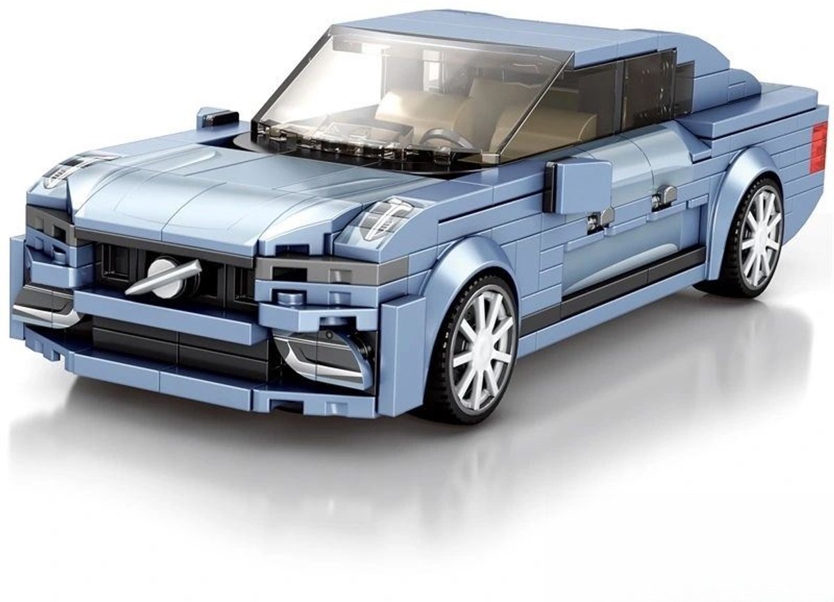 Reobrix 817 Volvo S90 bouwset | City fast champions adventure | Creator classic motor bouwpakket | Technic speelgoed ideas voor volwassenen | Icons furious speed auto geschikt voor lego | Technische bouwdoos met 387 bouwstenen