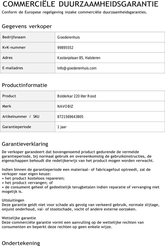 Opvouwbare Bolderkar - 220L Inhoud - Draagkracht tot 172 kg - Heavy Duty Transportkar met All-Terrain Wielen - Opvouwbare Tuinkar - rood van Opvouwbare Bolderkar — afbeelding 5
