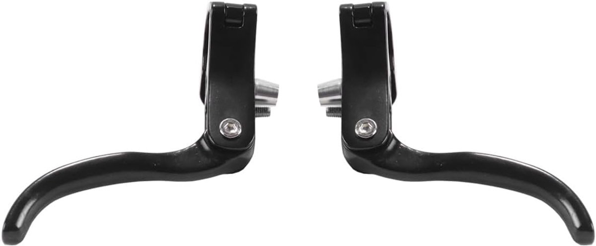 1 paar aluminium fiets remhendel 22,2 mm racefiets hulpstuur rem zwart