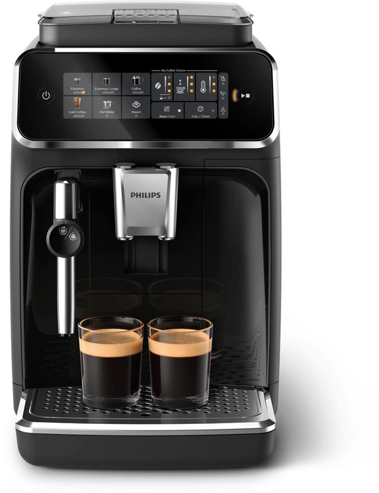 Philips 3300 Series EP3321/40 - Espressomachine - 4 Soorten Koffie + Heet Water - Zwart - + AquaClean Filter