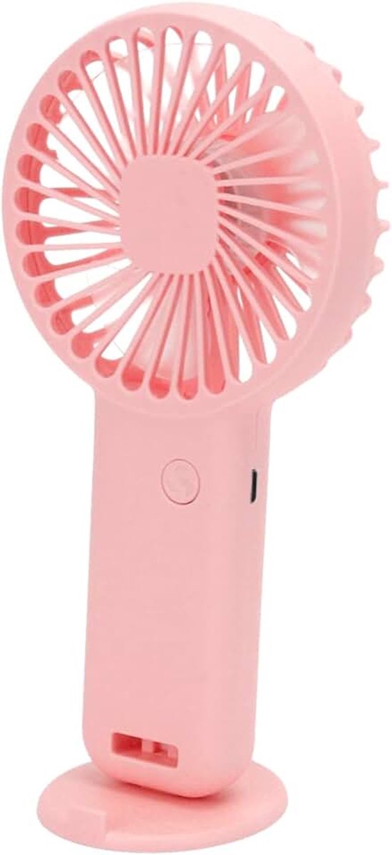 Mini-handventilator, oplaadbare USB-oplaaddemper, kleine zakventilator, draagbare koeling voor kinderen, batterij-aangedreven koeling, elektrische ventilator voor vrouwen