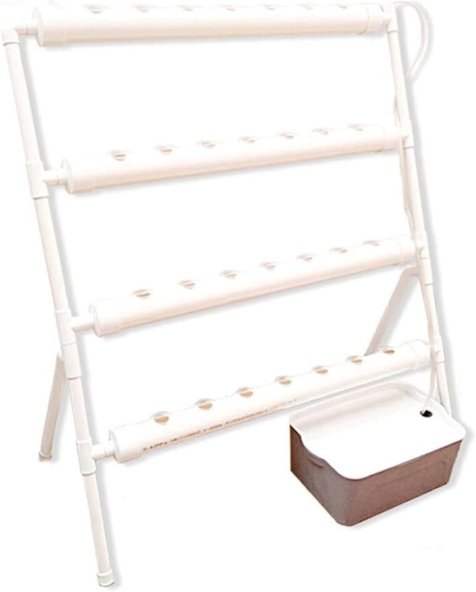 Hydrocultuur Growing System 36 Gaten Hydrocultuur System Grow Kit met PVC Hydrocultuur Pipe voor hydrocultuur kweeksystemen