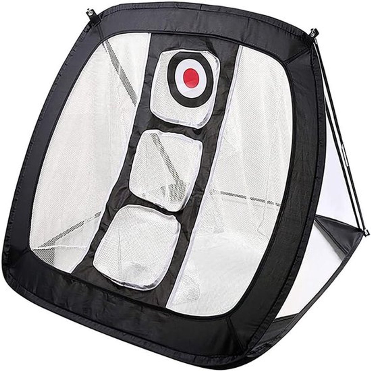 Golf Bal Net - Golf Accessoire - Opvouwbaar - Swing Tool - Nauwkeurigheid - Golf Doel - Pop-up - Geschikt voor Outdoor Sport - Zwart concentratie - Praktijk Net - Golf.