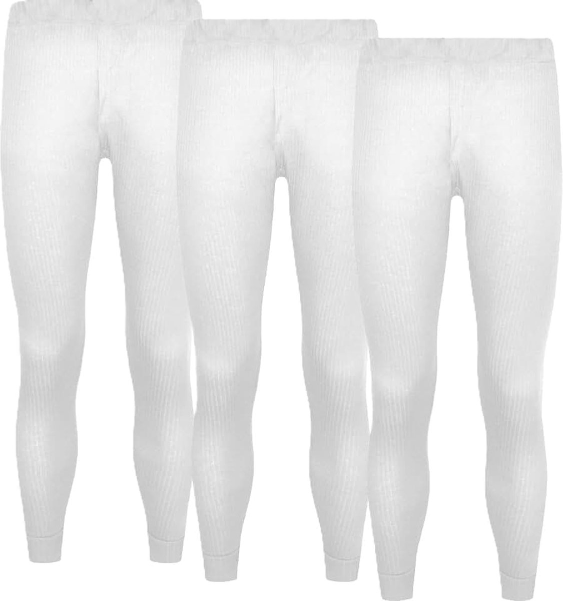 Heren thermo onderbroek lang 3-pack mannen Long Johns skiondergoed katoen