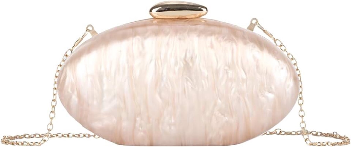 Shell Acryl Clutch Elegante Tassen Bruiloft Party Avondhandtas Kleine Schoudertassen