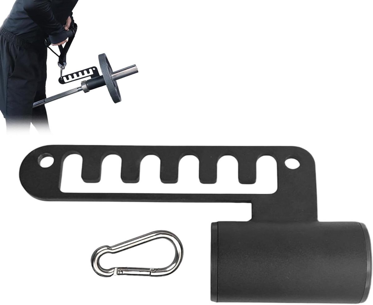 Belt Squat Attachment - Squat Bar Machine - Kracht Training - Barbell D-Handle - 26 x 12.4 cm - Zwart