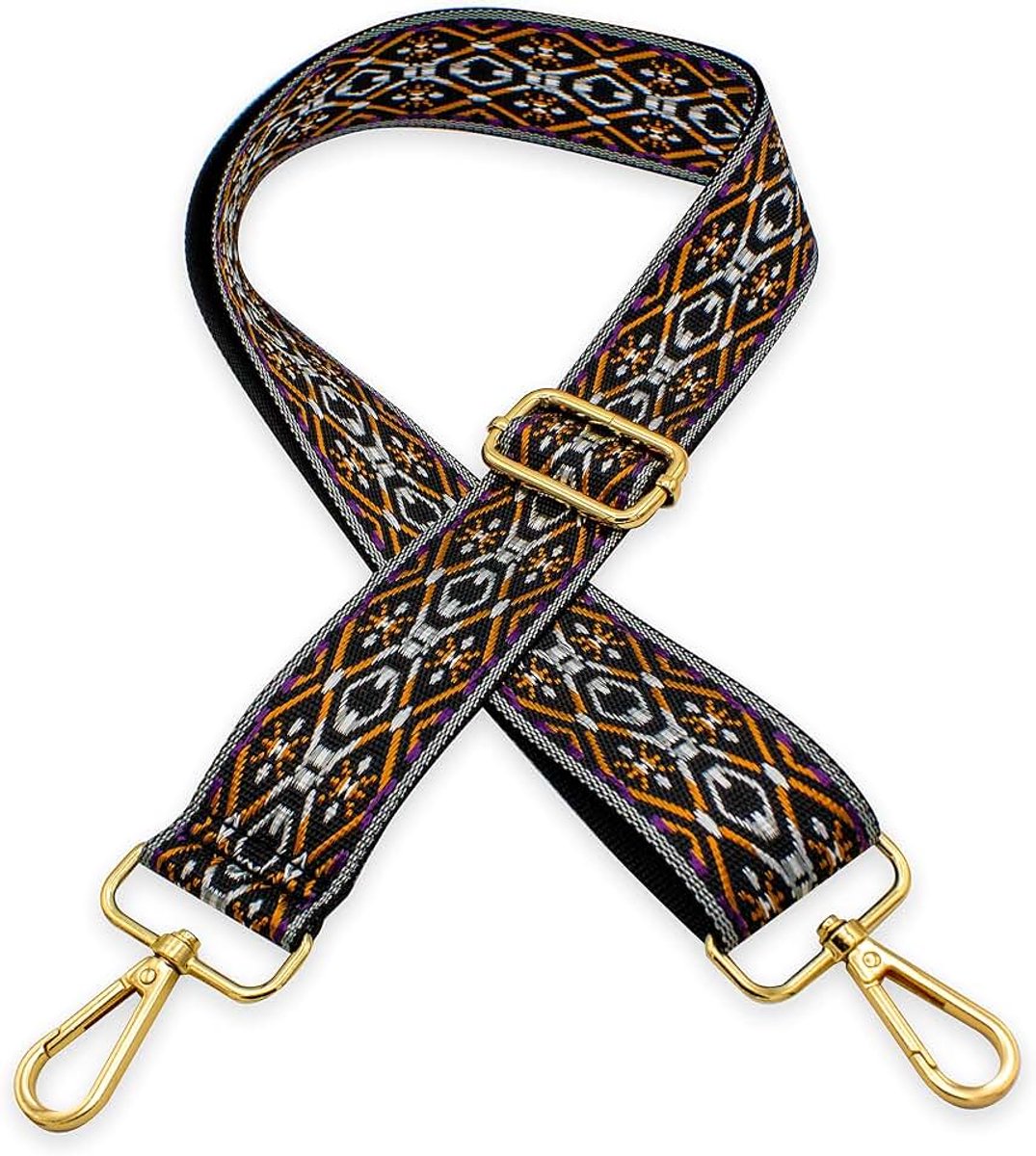 Verstelbaar, 3,8 cm, 5 cm, eenpersoons/dubbele verpakking, brede tasriem, schouderriem, draagriem, 75-135 cm, voor dames, handtassen (klassiek, enkele verpakking, 3,8 cm)