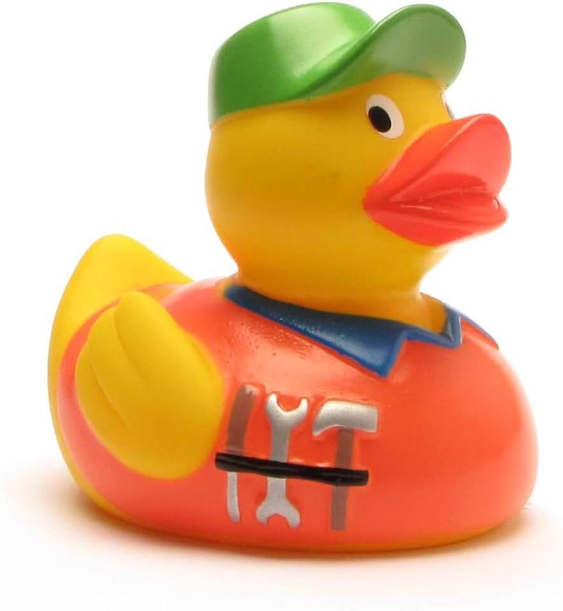 I Badeente I piepende I Hausmeister I L: 7,5 cm I incl. Badeenden-sleutelhanger in een set