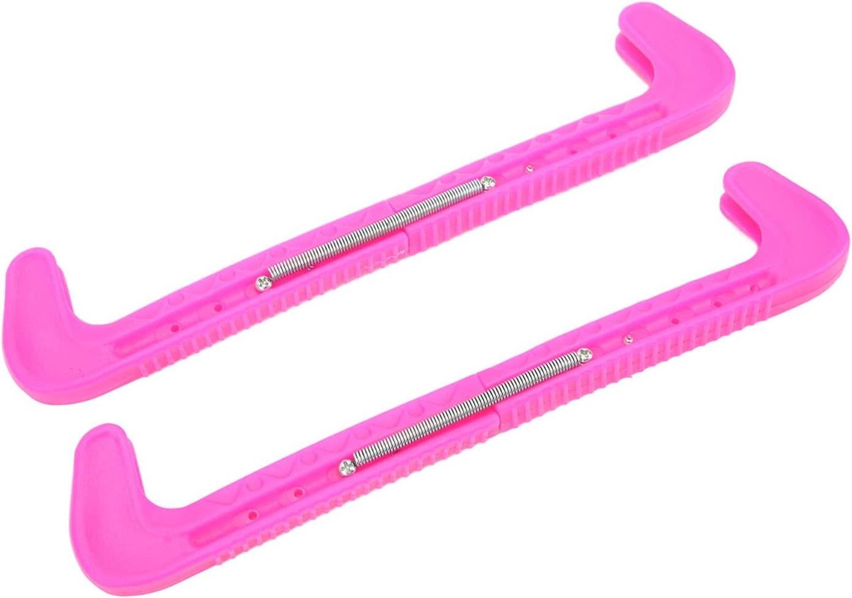 Schaatshoezen - Blade Covers - Schaatsen Beschermen - Verstelbaar Veerontwerp - 31 cm - Roze