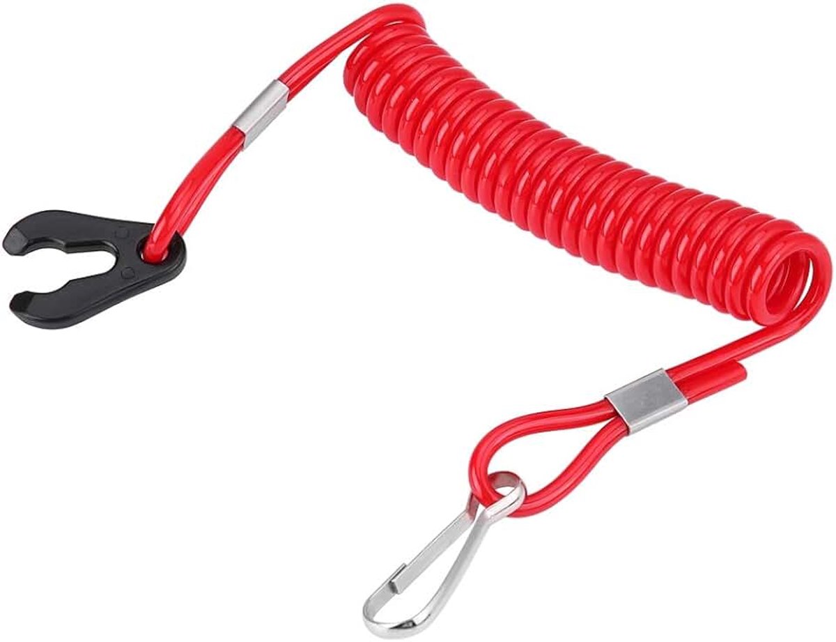Boot Stroomonderbreker, Universele Boot Buitenboordmotor Noodontsteking Kill Stop Schakelaar Key Lanyard Touw Haak Clip