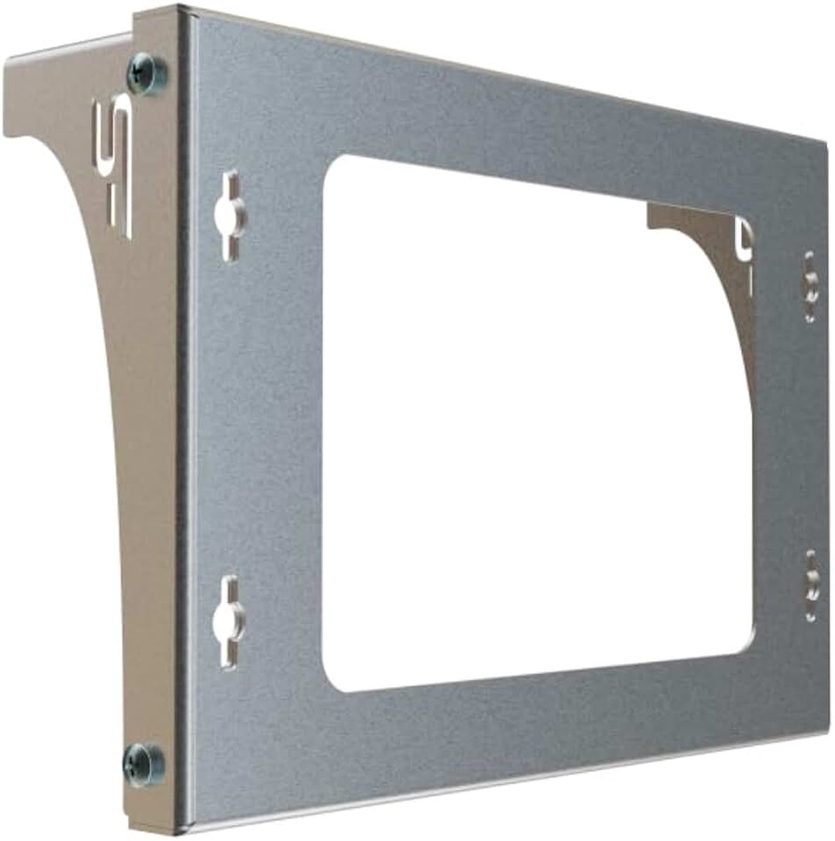 Netwerk Rack - Serverkast Muurmontage - Apparatuur Opslag - Duurzaam Staal - 10 inch 1U - Zink