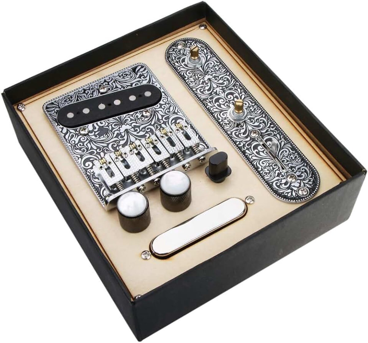 Gitaar Control Plate Bridge Accessoire Pre-Wired voor Telecaster