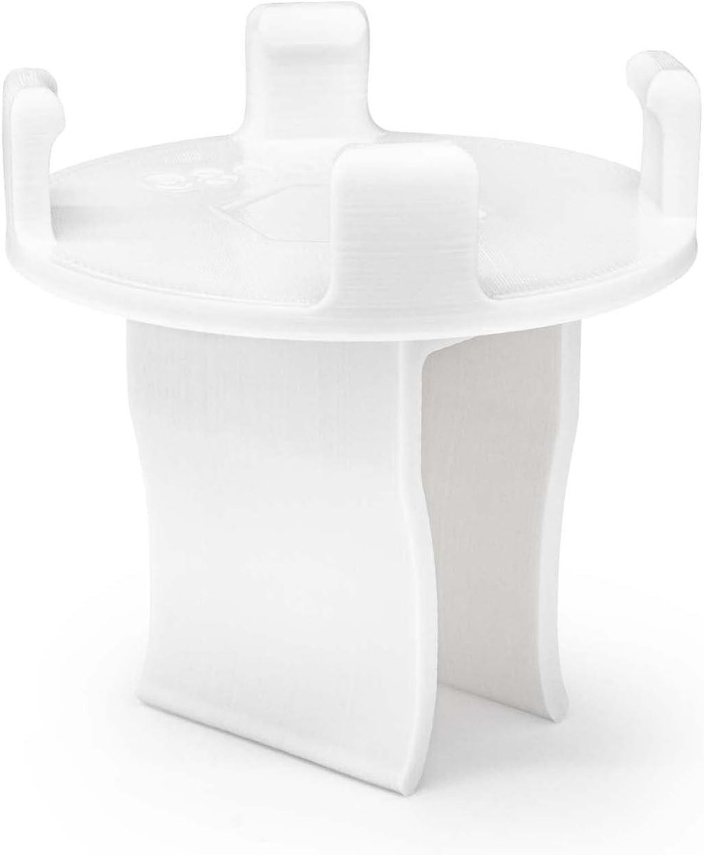 Babyfoonhouder Bedje - Monitor Steun - Babykamer Inrichten - Montage Zonder Boren - Tot 25mm Frame - Wit