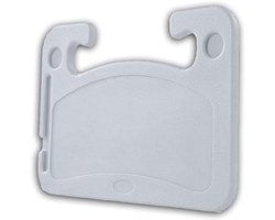 Stuurwiel Tafel - Autotafel Dienblad - Eten Werken - Dubbelzijdig Multifunctioneel - 30 x 5 x 43 cm - Grijs