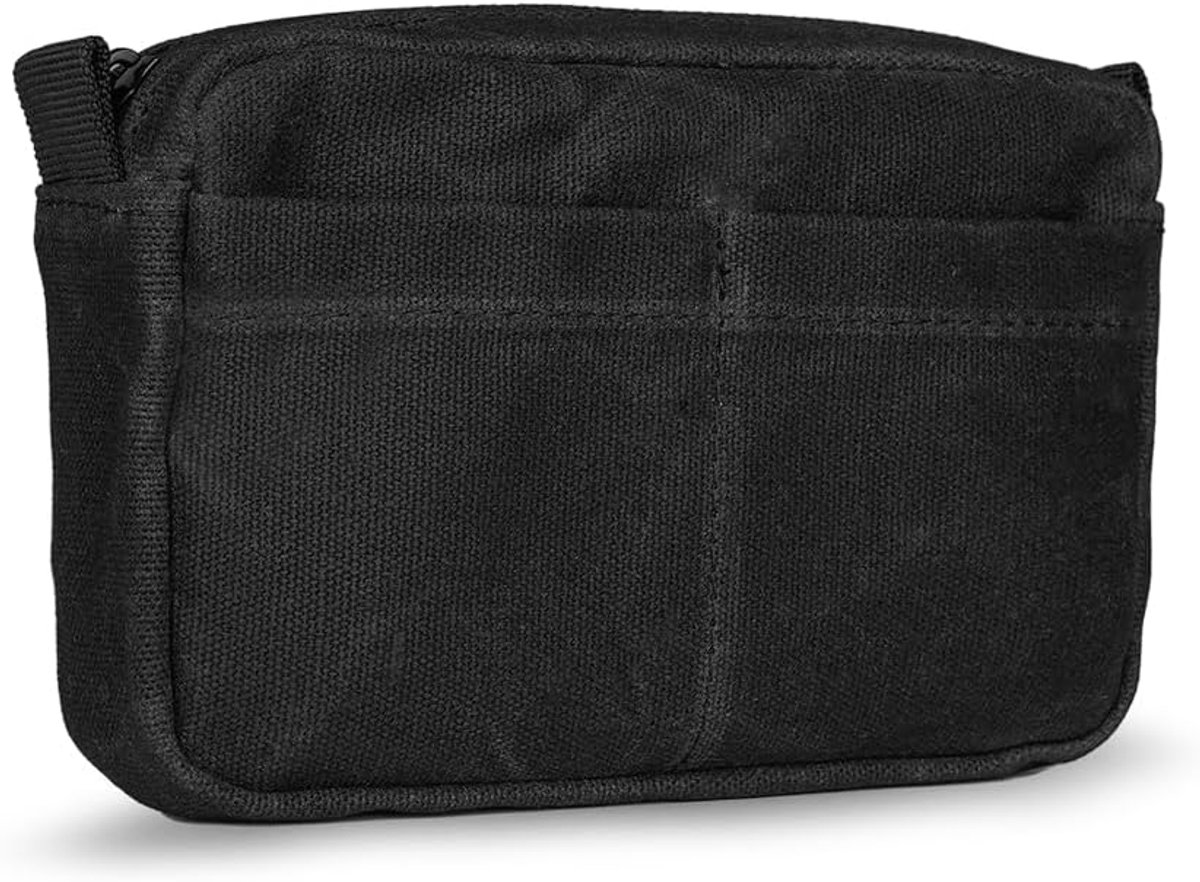 SP8 EDC Belt Bag Heren, EDC Pouch Canvas met 2 zakken, EDC Heuptas Heuptas voor Heren, EDC Tas voor Riem Organizer Tas voor Dagelijks Gebruik