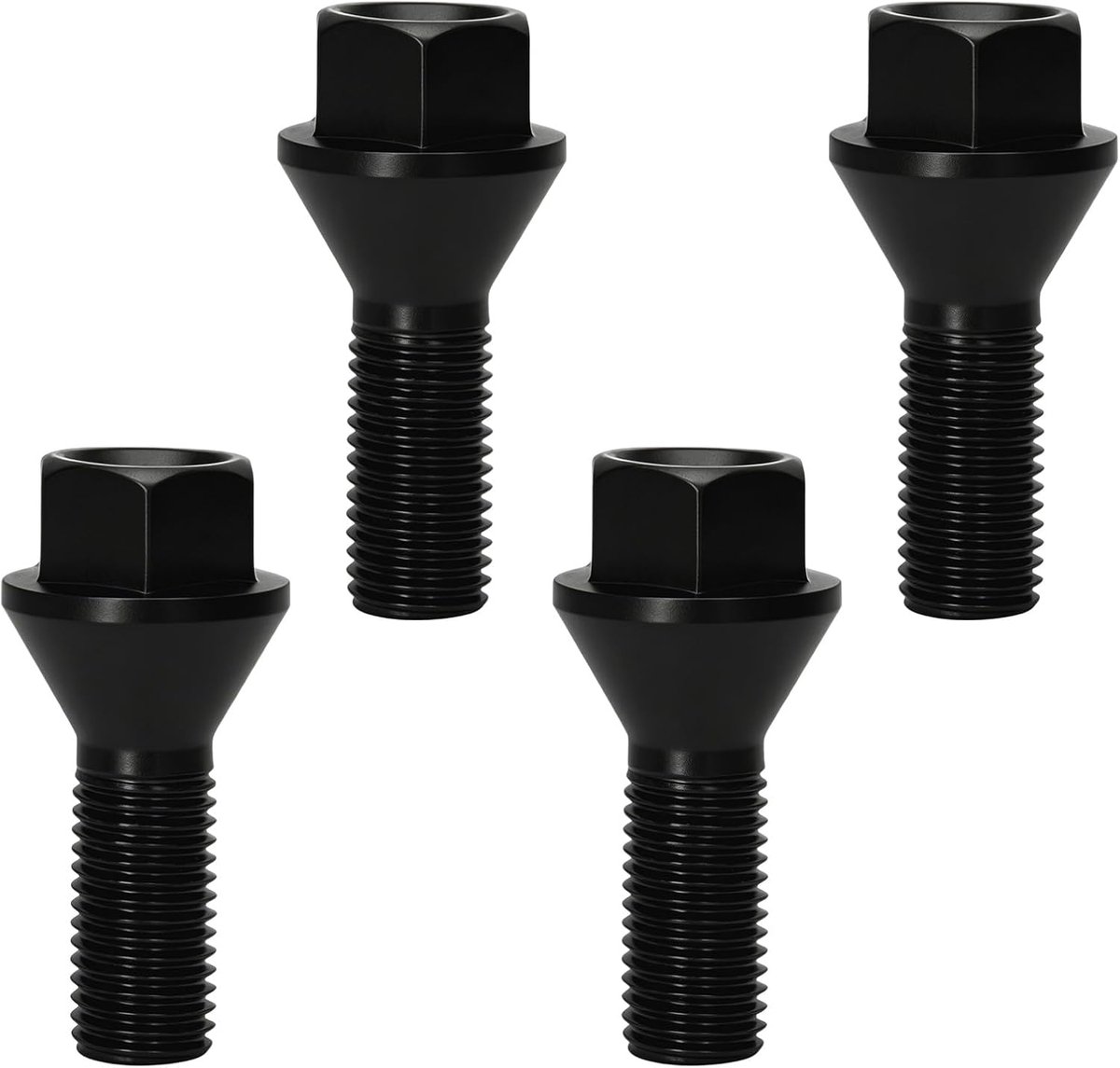 Bouten, wielbouten, wielbouten, kegelband, wielbevestiging, velgschroeven, wielmoeren, vervanging compatibel met BMW 1 2 3 4 5 6 7 8 Series F20 F25 F30 X1 X2 X3, 36136781151