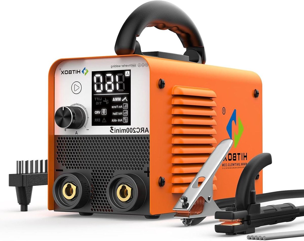 Inverter Lasapparaat - Draagbare Lasser - Klusprojecten Thuis - 2-in-1 ARC Lift TIG - 23.4 x 11.4 x 15 cm