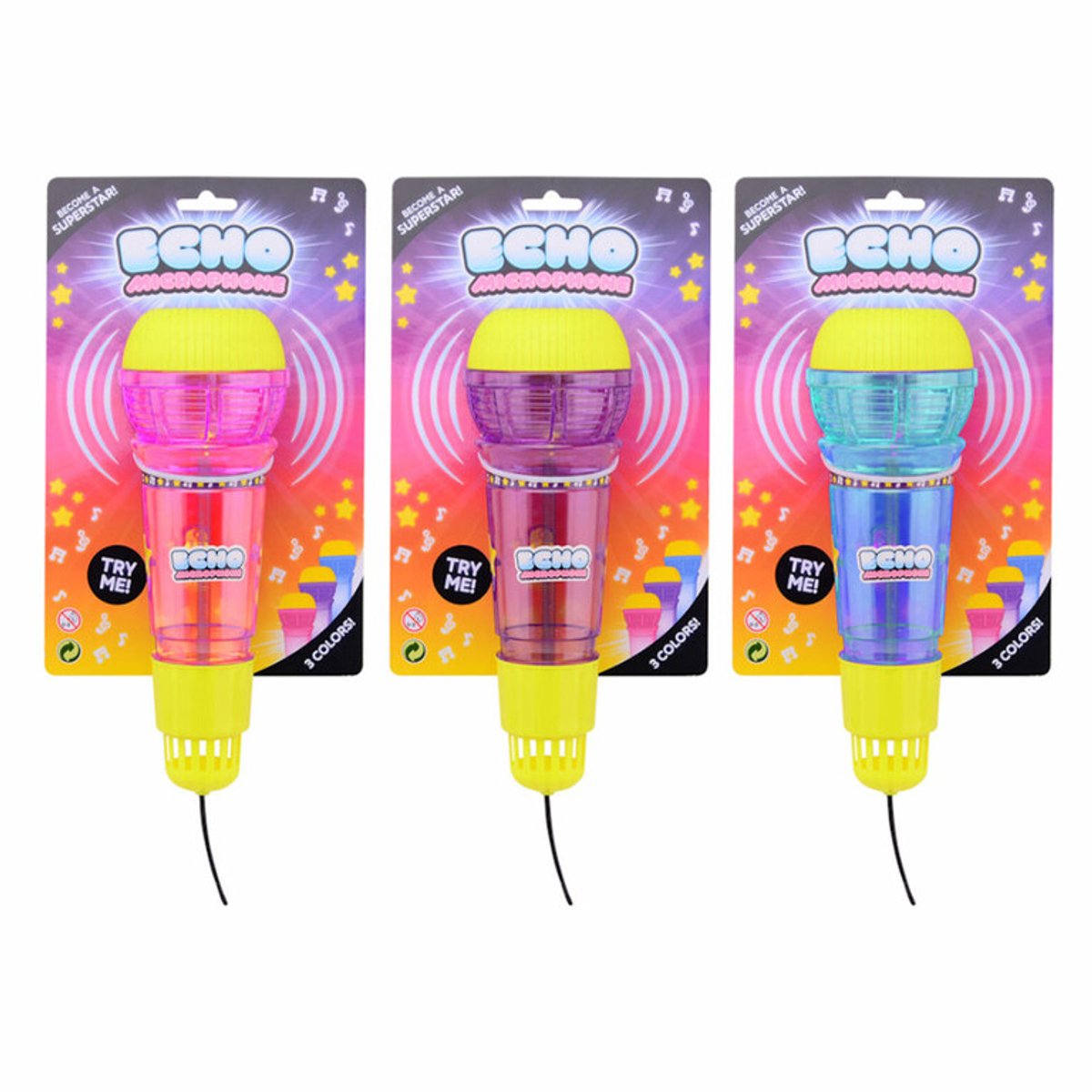 Grote echo microfoon - speelgoedmicrofoon galm